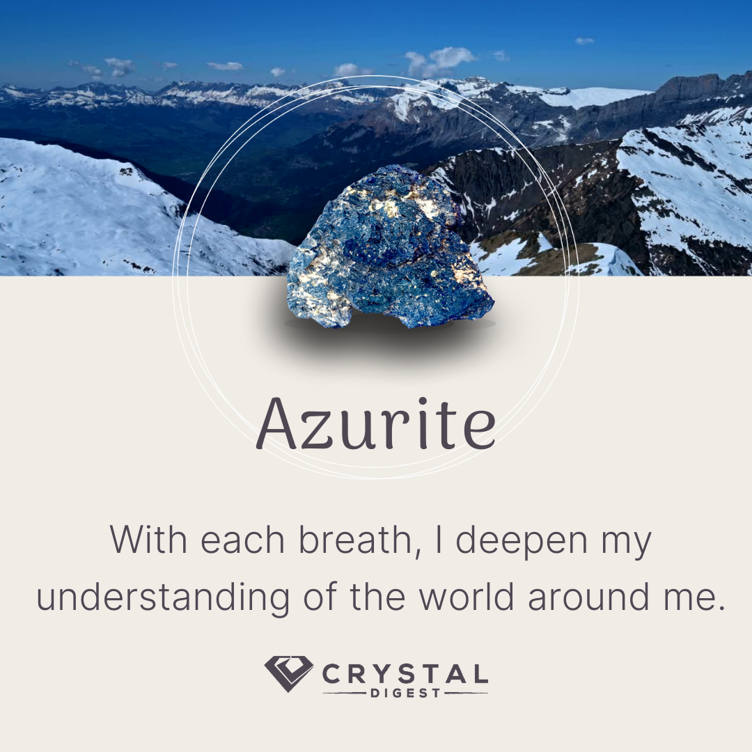 Azurite Crystal Affirmation