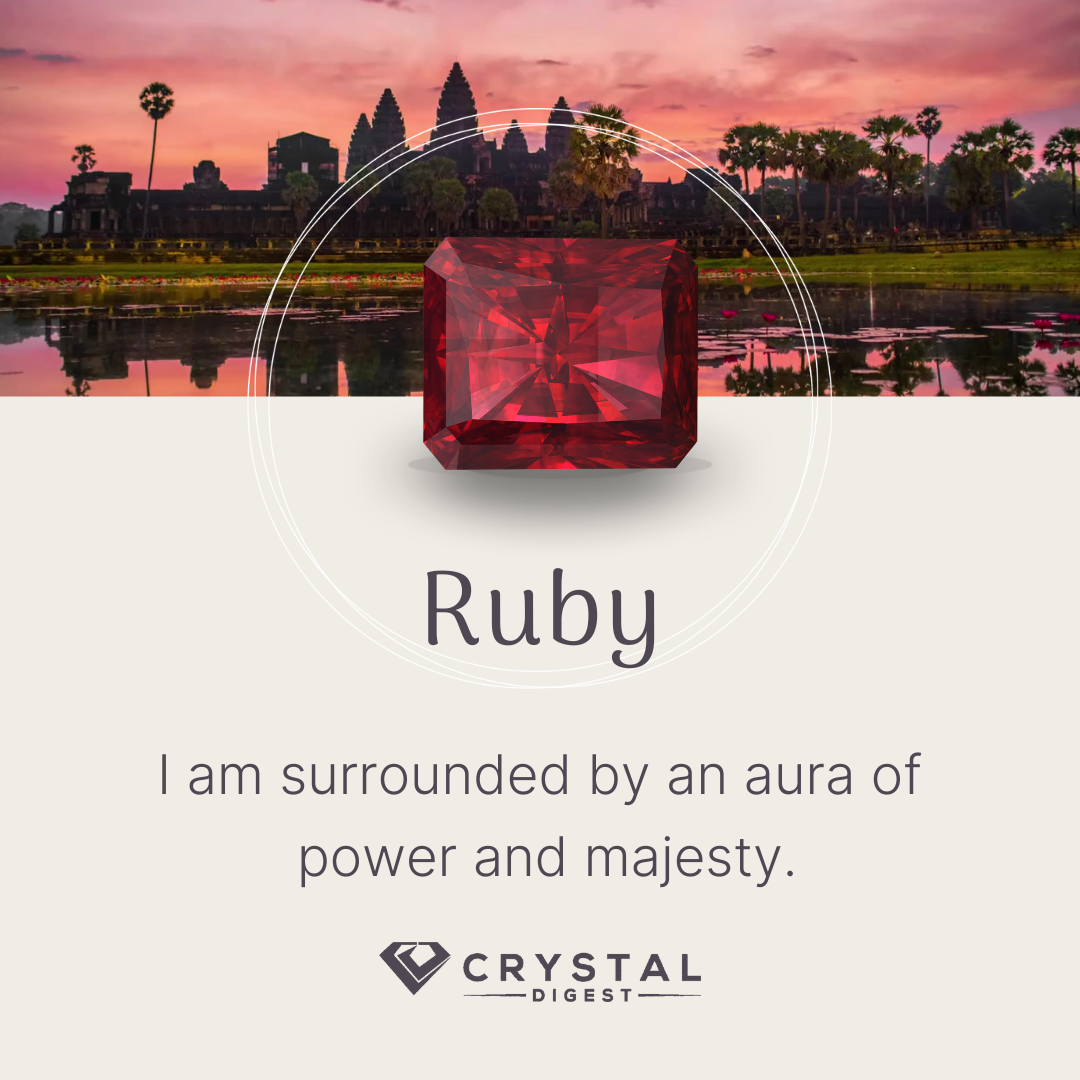 Ruby Crystal Affirmation