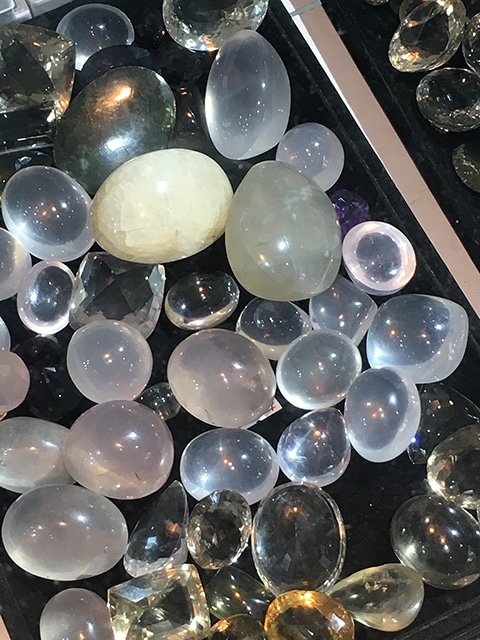 Moonstones and Other Crystals