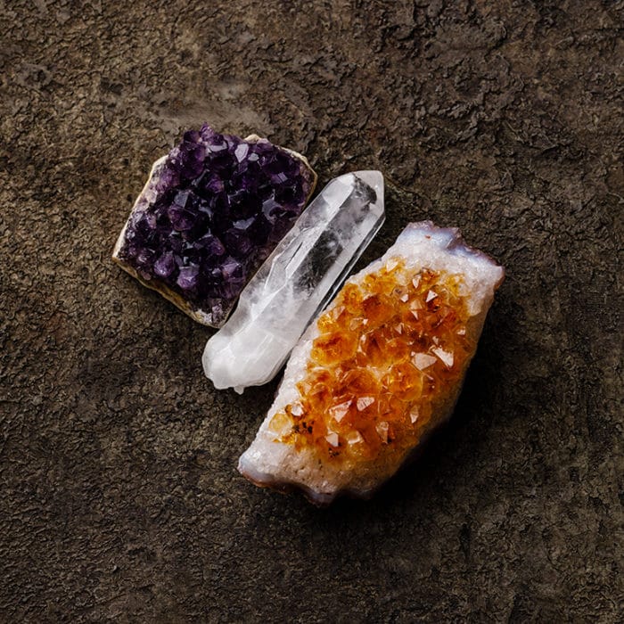 Amethyst and other crystals