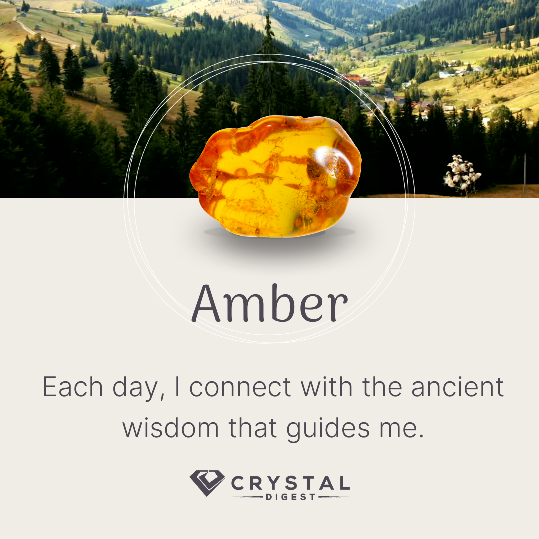 Amber Crystal Affirmation