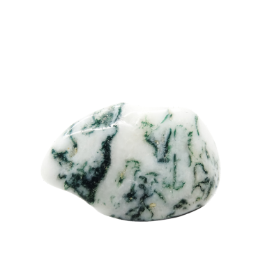 moss agate on transparent background