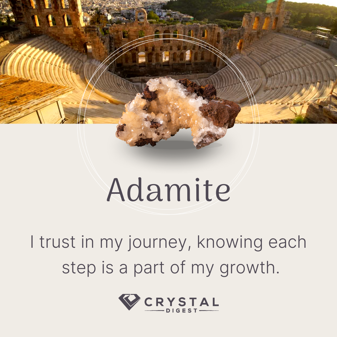 Adamite crystal affirmations