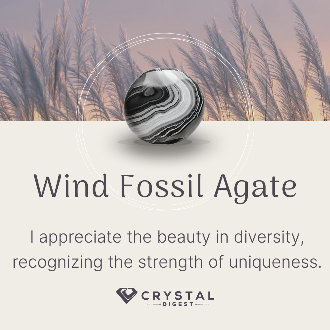 Wind fossil agate affirmation