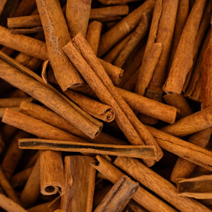 Cinnamon sticks as an abstract background texture