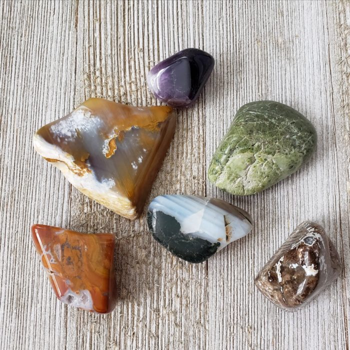 natural semi-precious stones