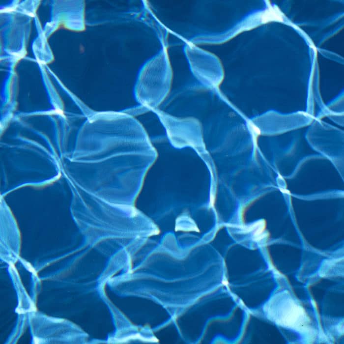 closeup of cold water