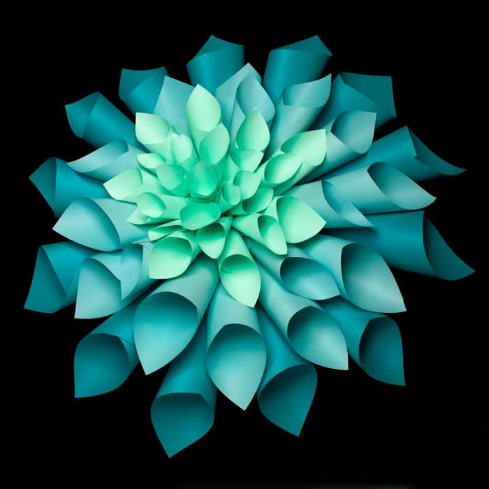 beautiful origami flower structure