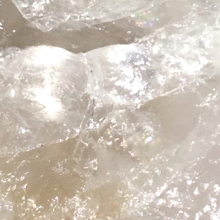 sparkly crystals up close cleavelandite