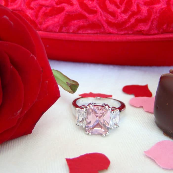 Pink Diamond, Rose, and Chocolates