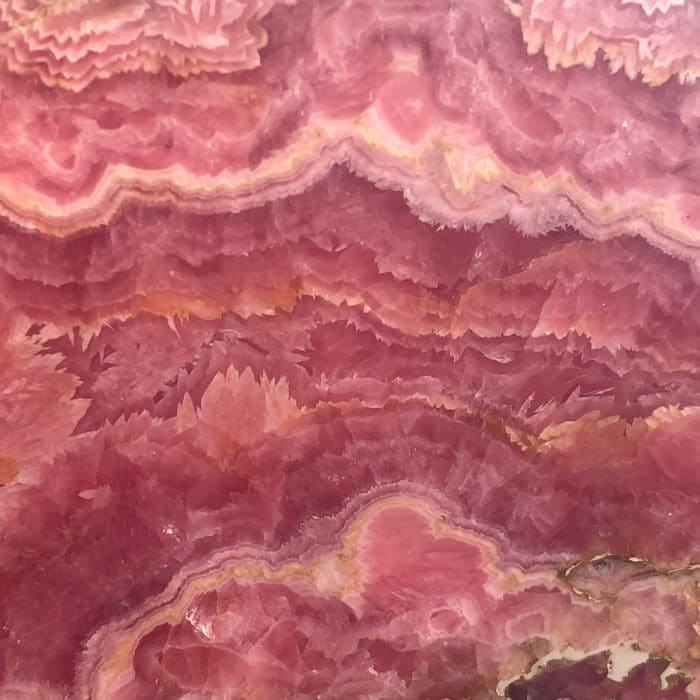 Close Up Photo of Pink Rhodochrosite