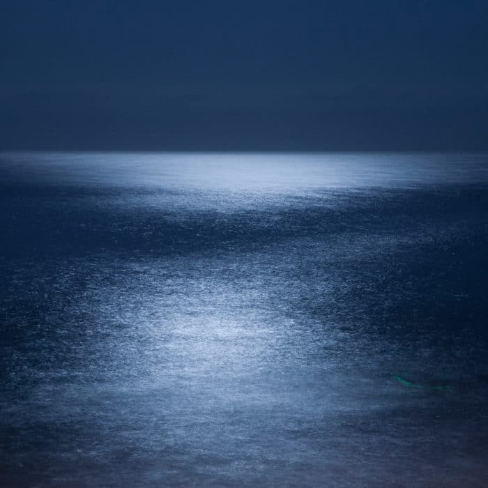 Moonlight on ocean