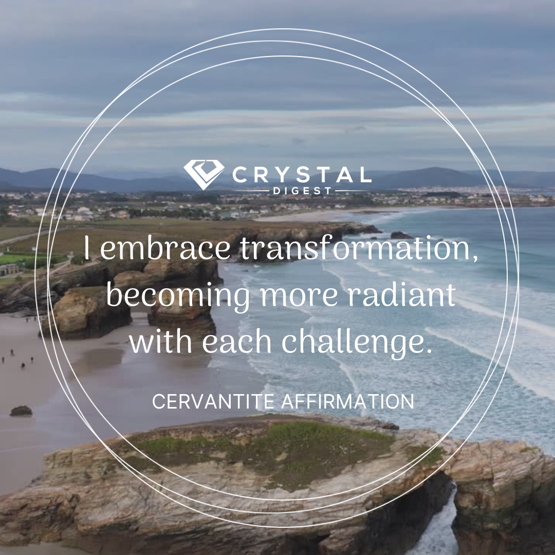 Cervantite Crystal Affirmation