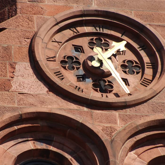 Clock at Smithsonian Castle