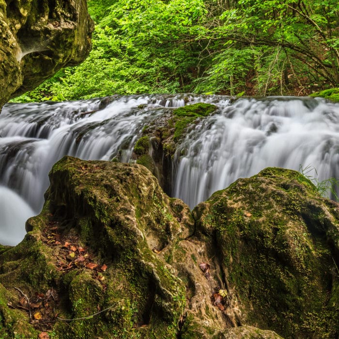La Vaioaga Waterfall, Beusnita National Park, Romania, Running Water