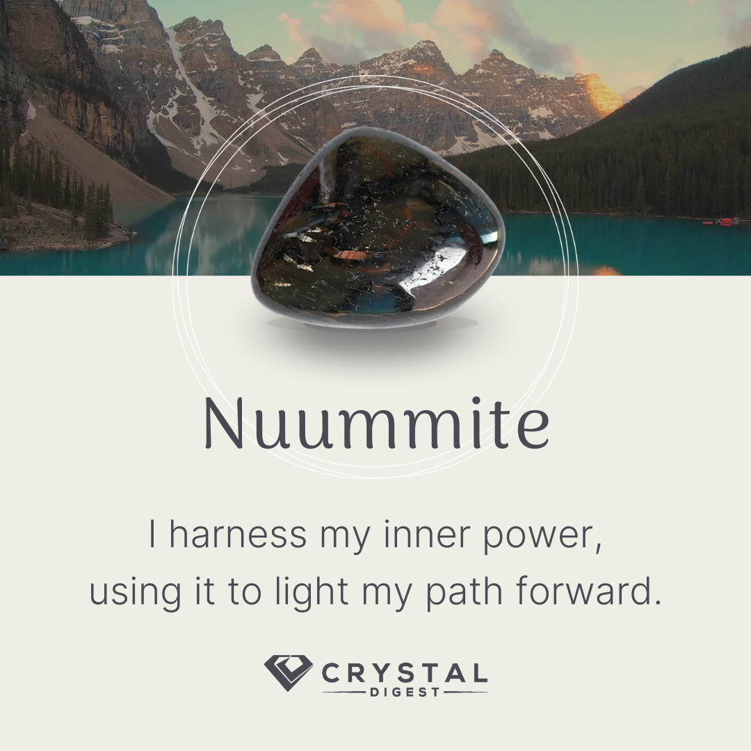 Nuummite Crystal Affirmation