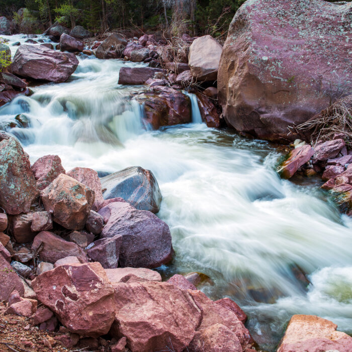 Spring Water Colorado Mountains Stream
