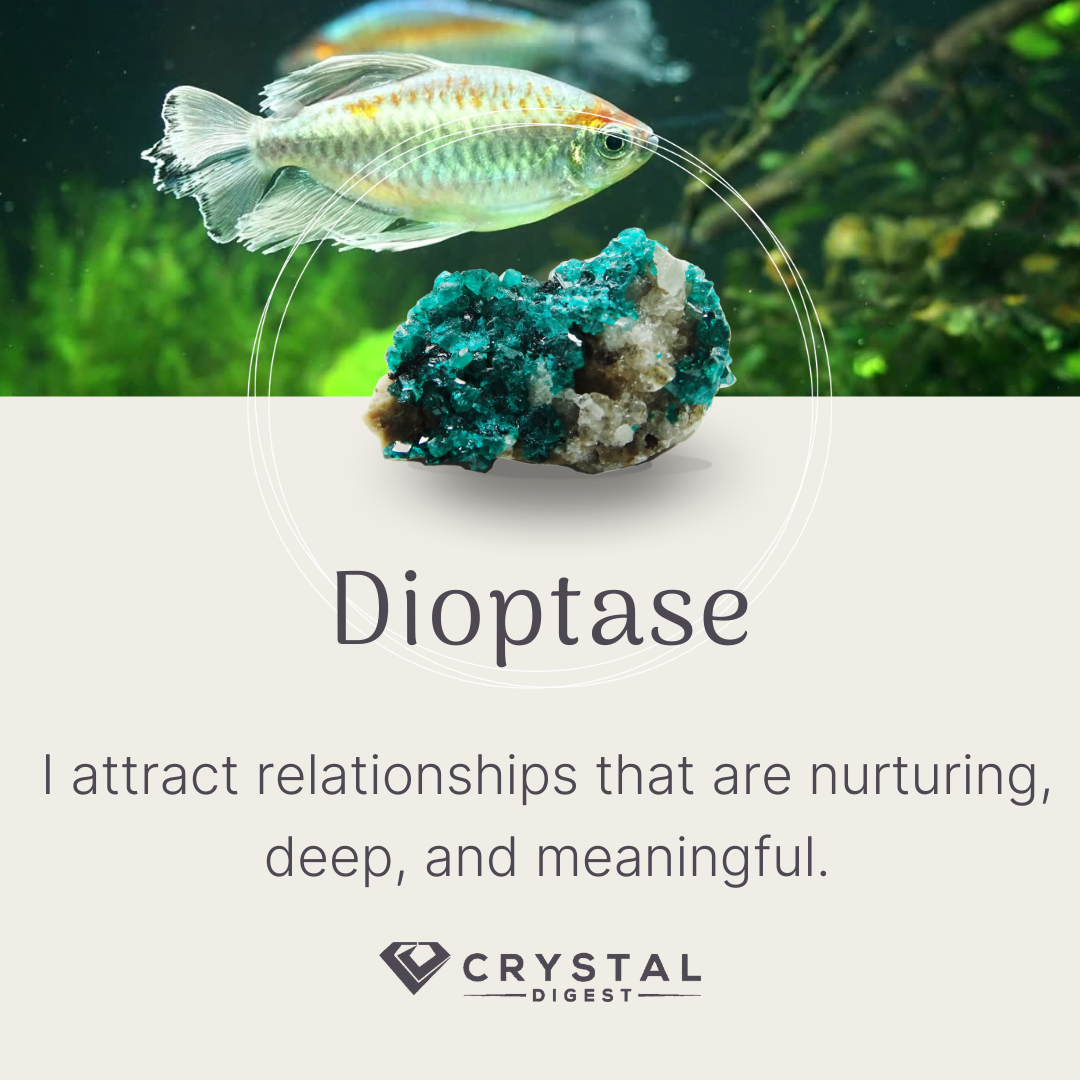 Dioptase crystal affirmation