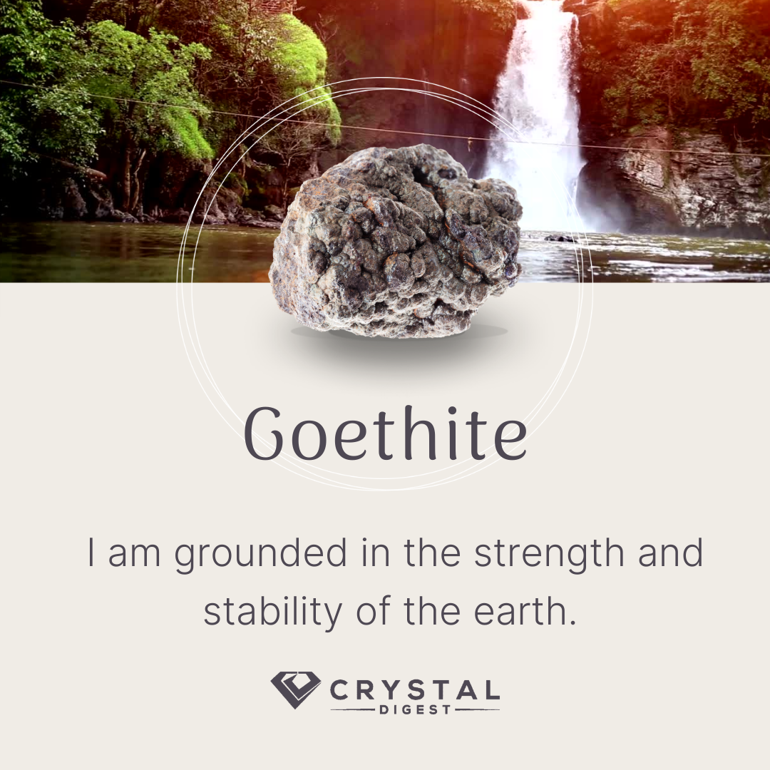 Goethite Crystal Affirmation