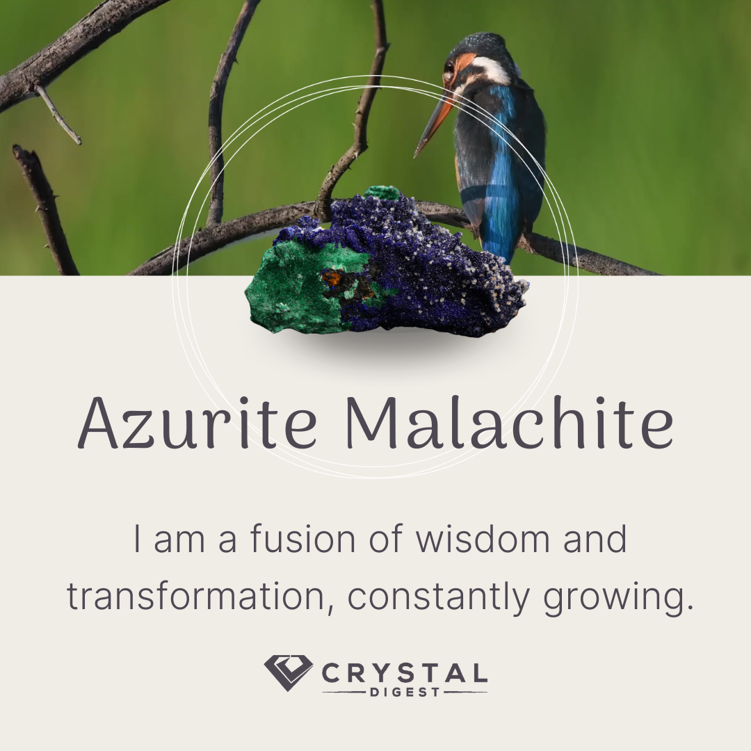 Azurite Malachite Crystal Affirmation