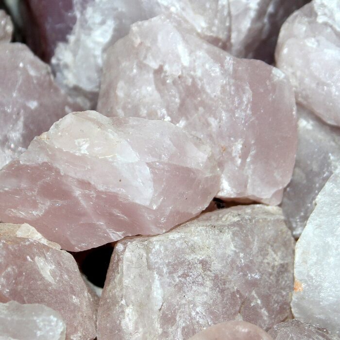 Rose Quartz or pink crystals