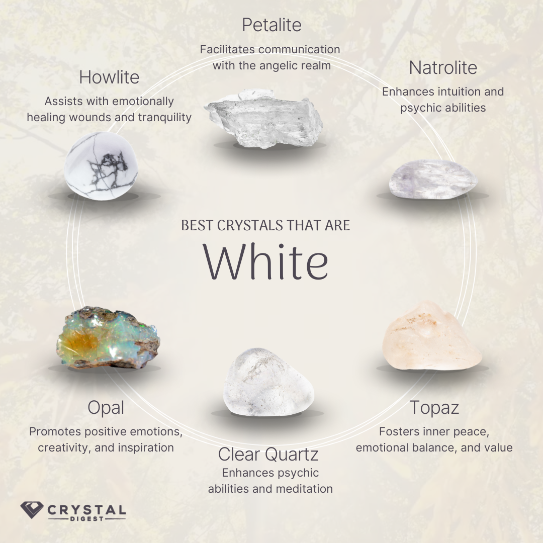 Best Crystals for healing that are white