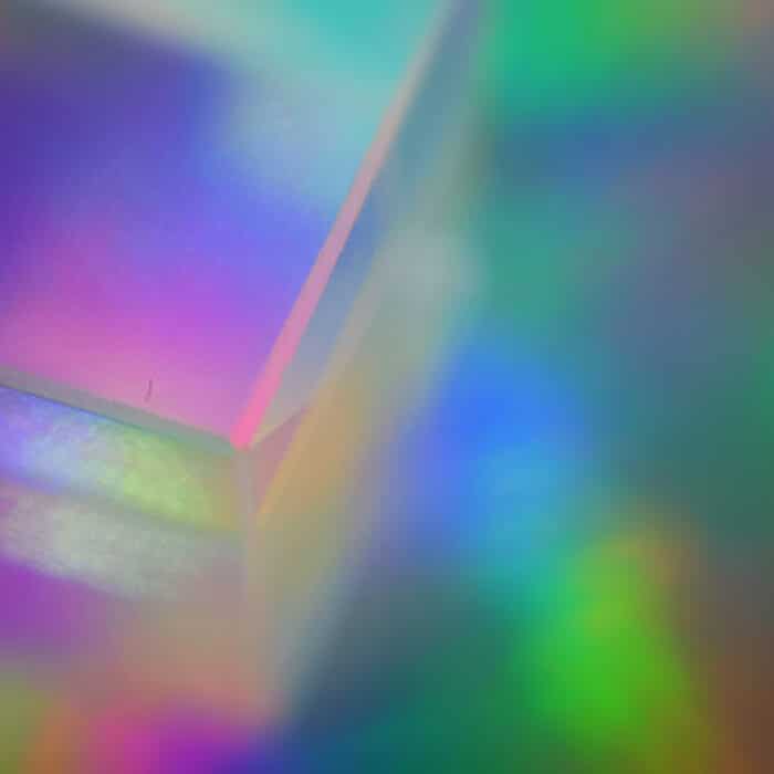 Holographic background spectrum rainbow colors