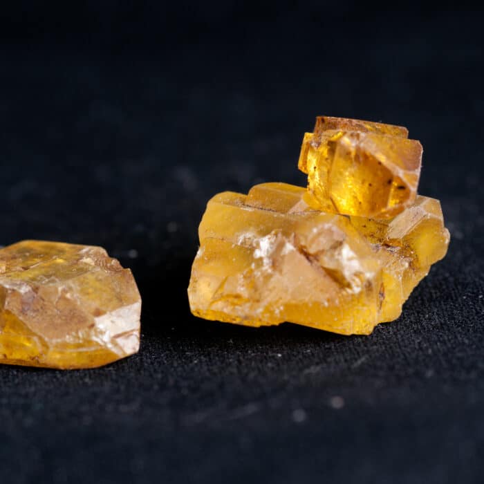 Pure sulphur or sulfur ore sample, often called brimstone