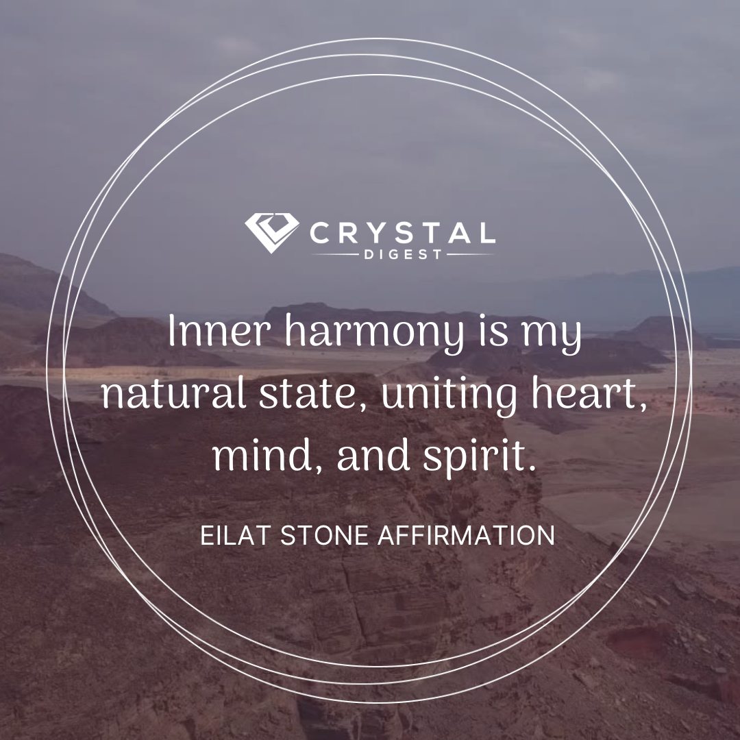 Eilat Stone Crystal Affirmation
