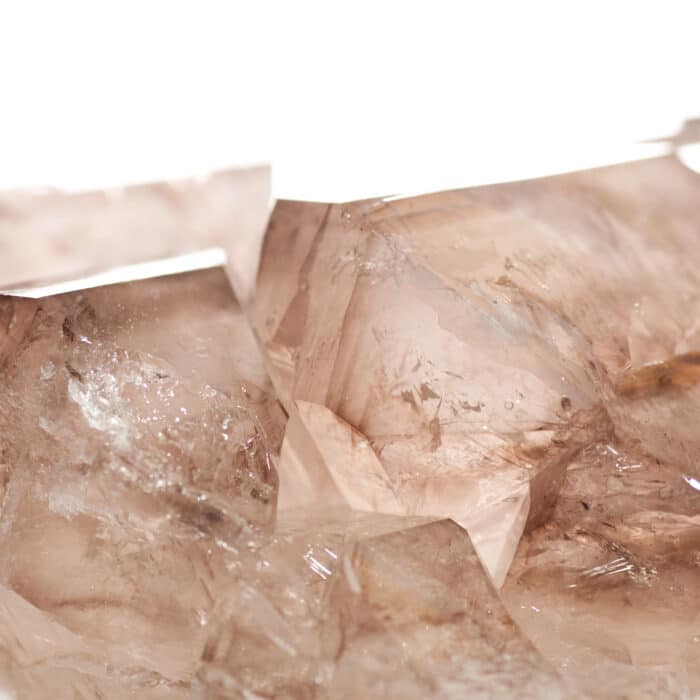 Smoky quartz crystal mineral sample, a rare earth mineral