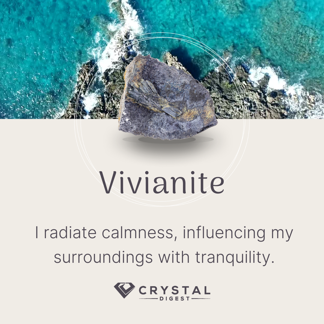 Vivianite Crystal Affirmation