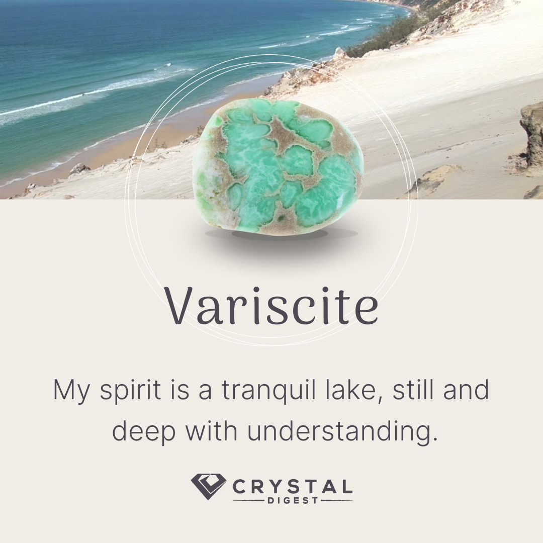 variscite crystal affirmation