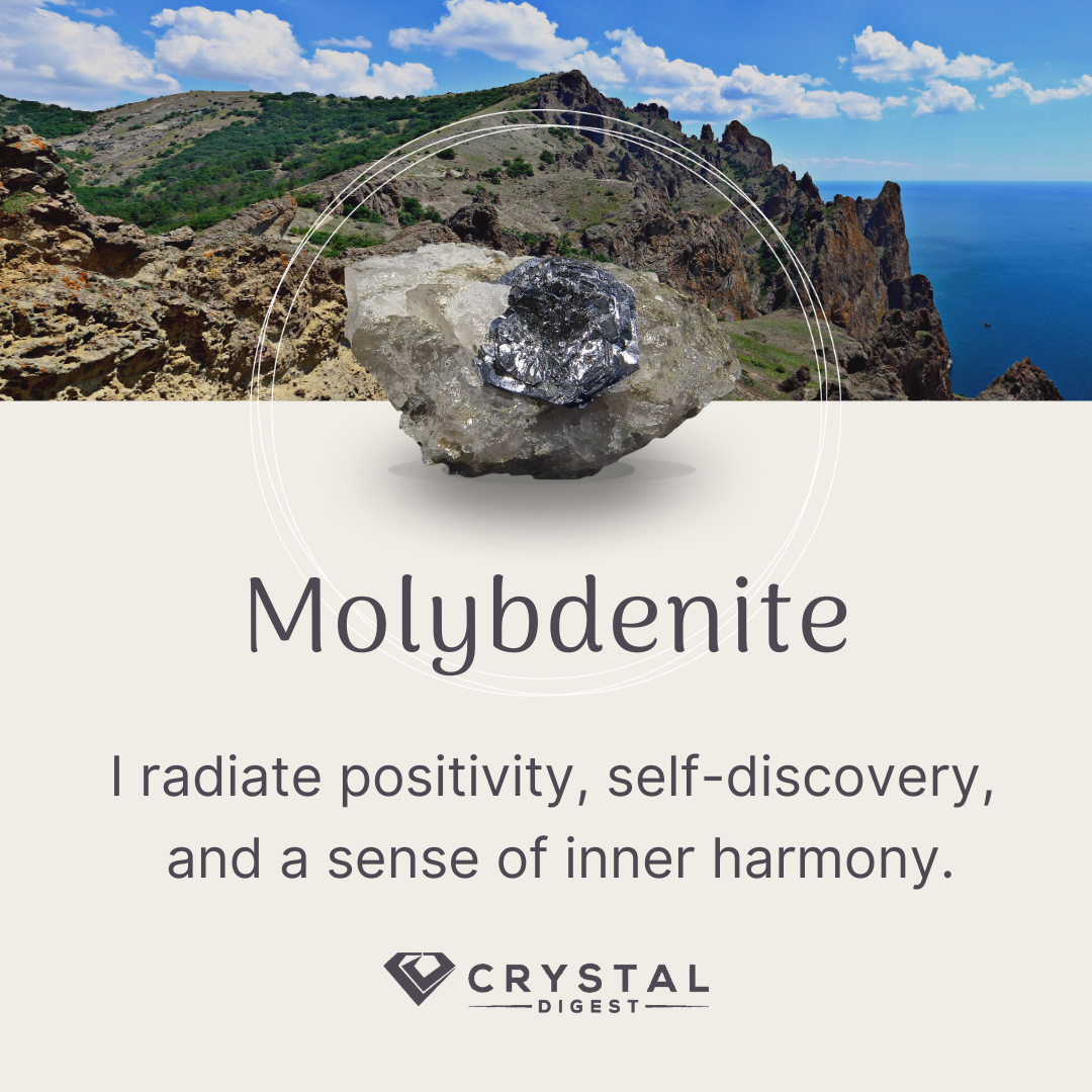 Molybdenite Crystal Affirmation