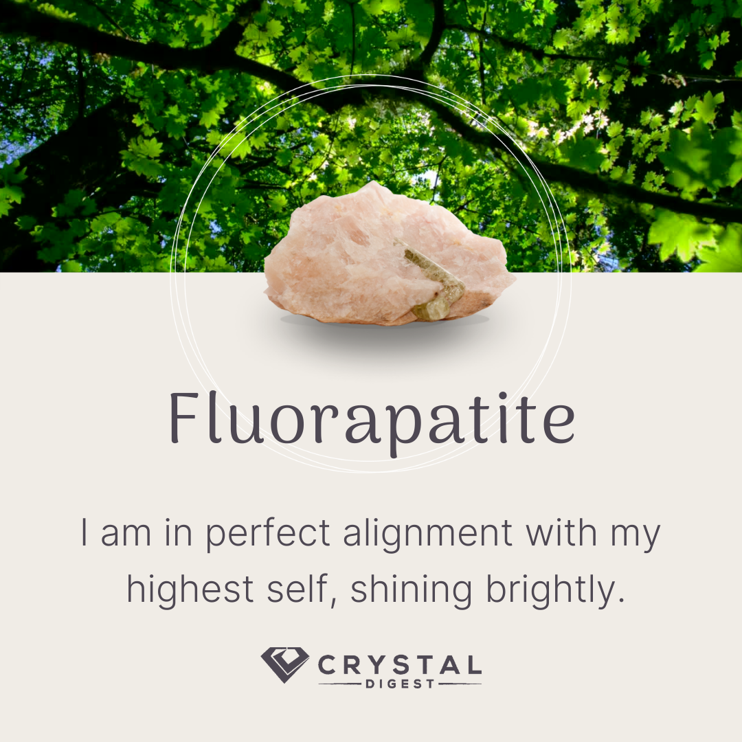 Fluorapatite crystal affirmation