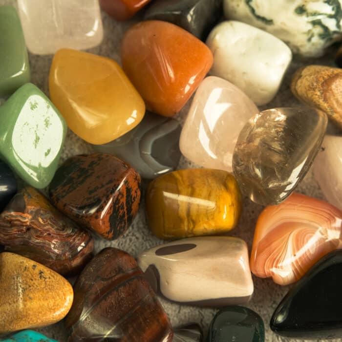 Collection of different Semi Precious Gem Stones