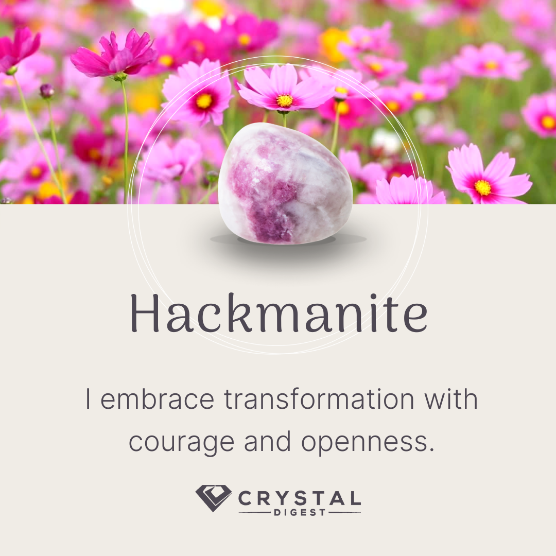 Hackmanite Crystal Affirmation