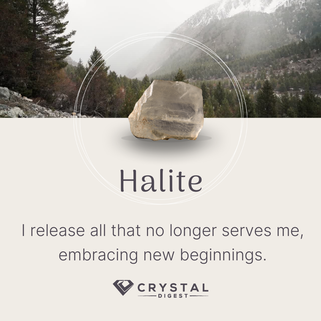 Halite Crystal Affirmation