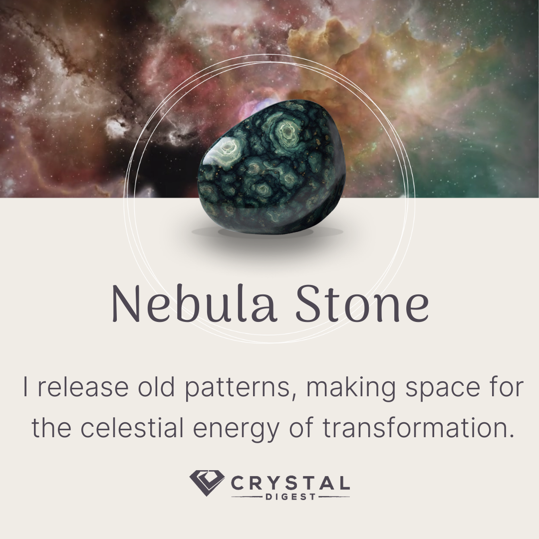 Nebula Stone Crystal Affirmation