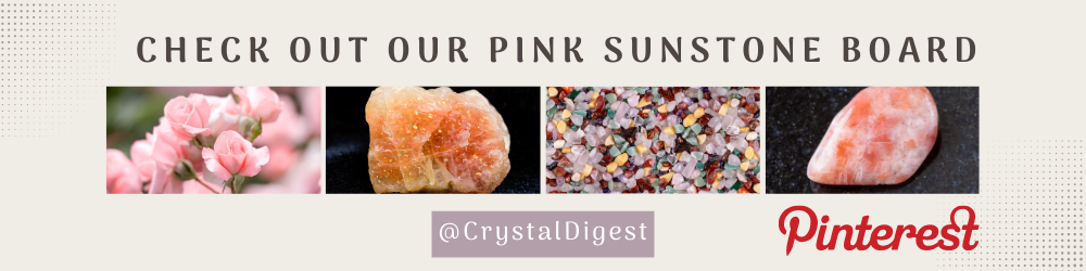 Follow Us on Pinterest pink sunstone