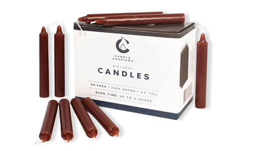 50-Pack Small Candles Set
