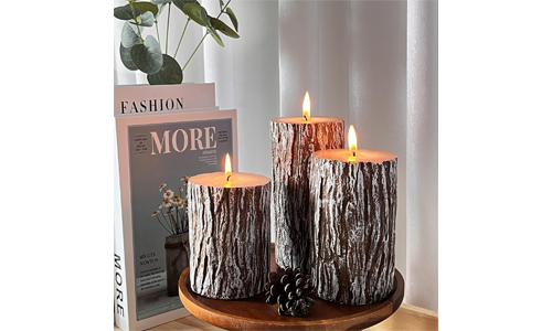 Tree Bark Unscented Candle